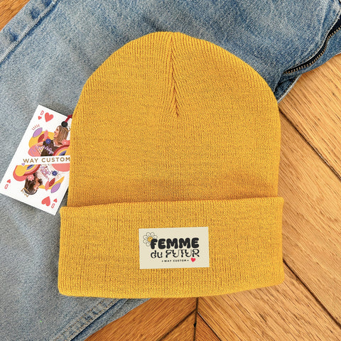 Bonnet Femme du futur Jaune
