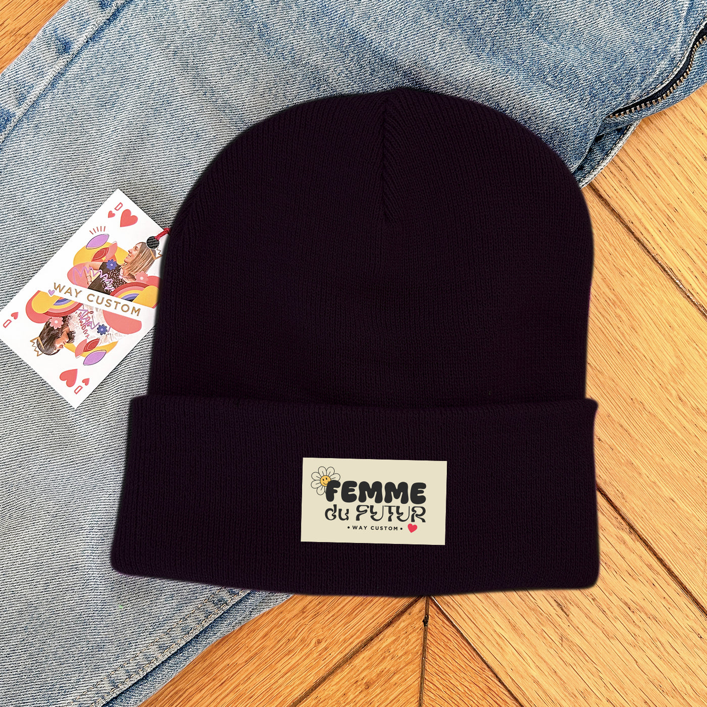 Bonnet Femme du futur Noir – waycustom