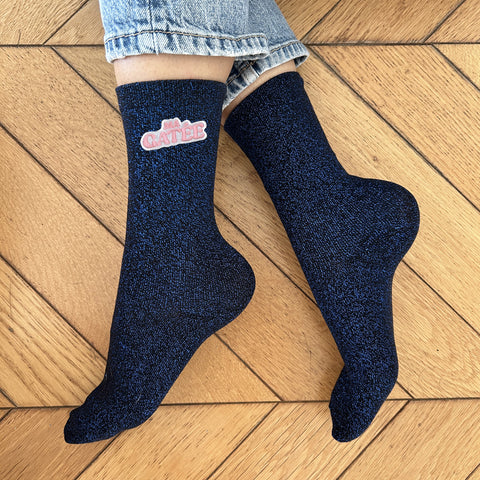 Chaussettes Ma Gatée Bleu
