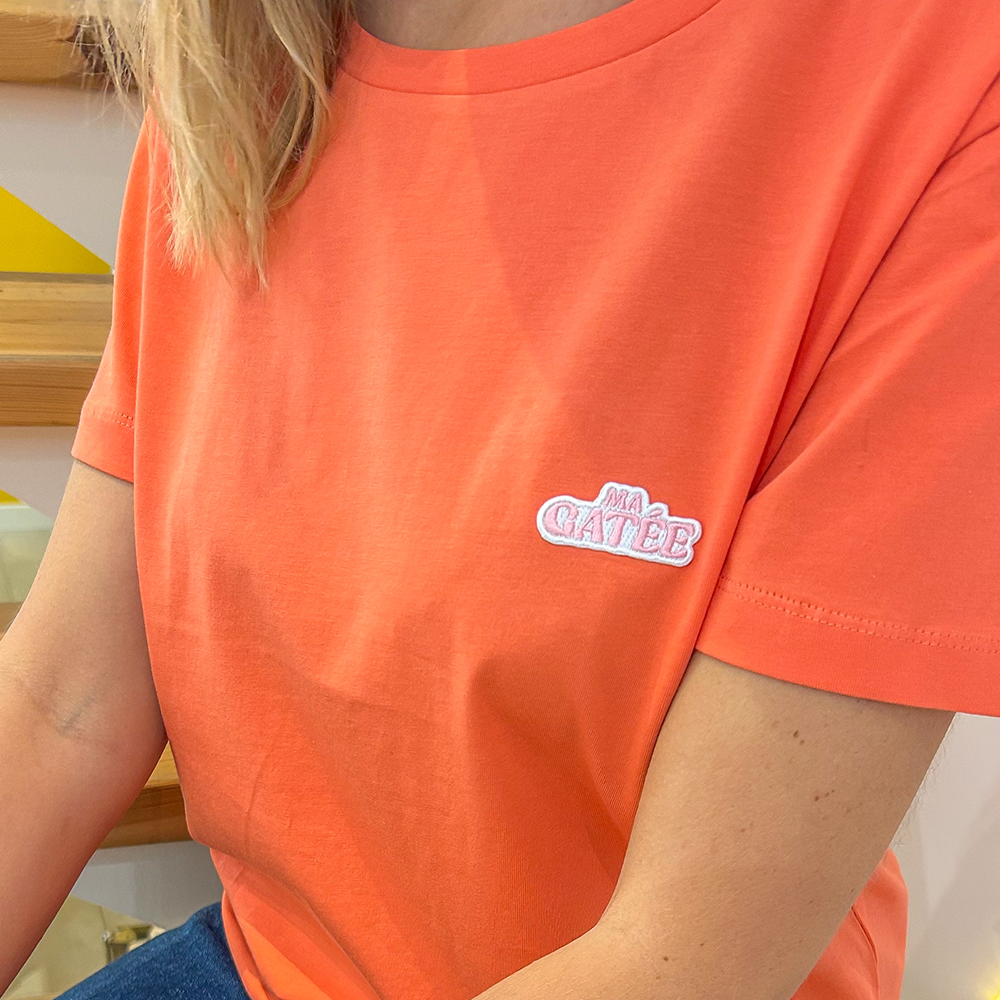 Tshirt Ma Gatée - Corail