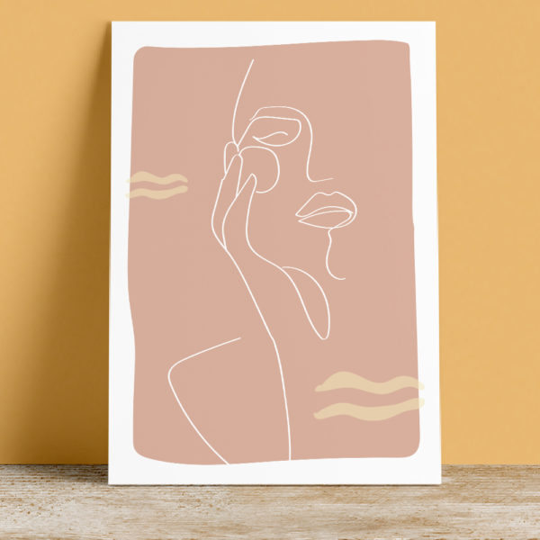 Affiche Oneline Visage