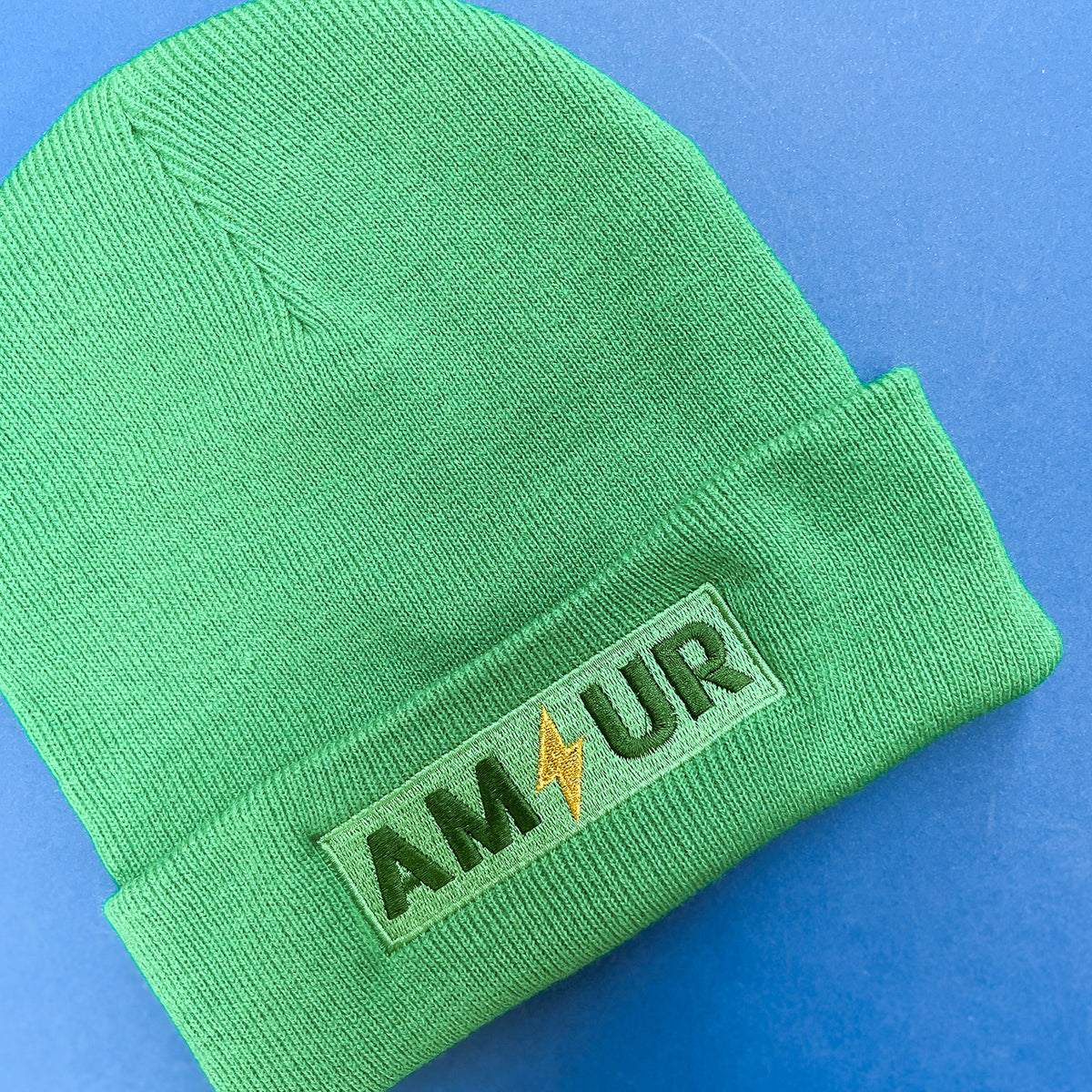 Bonnet vert Amour