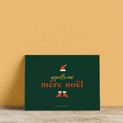 Carte Mère Noël