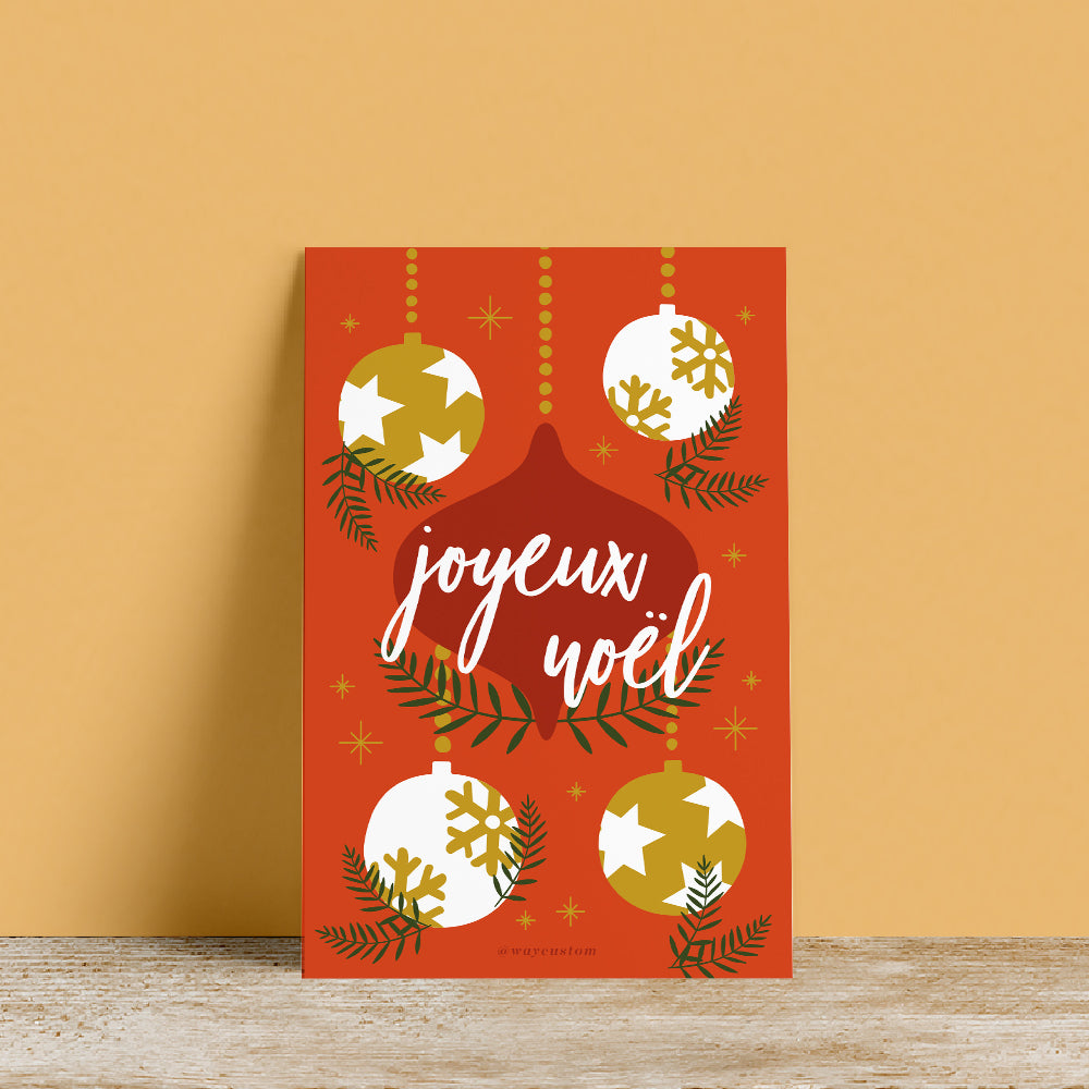 Carte Joyeux Noël