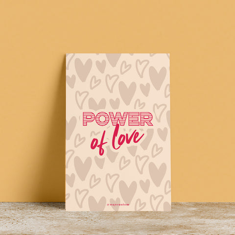 Carte postale Power Of Love