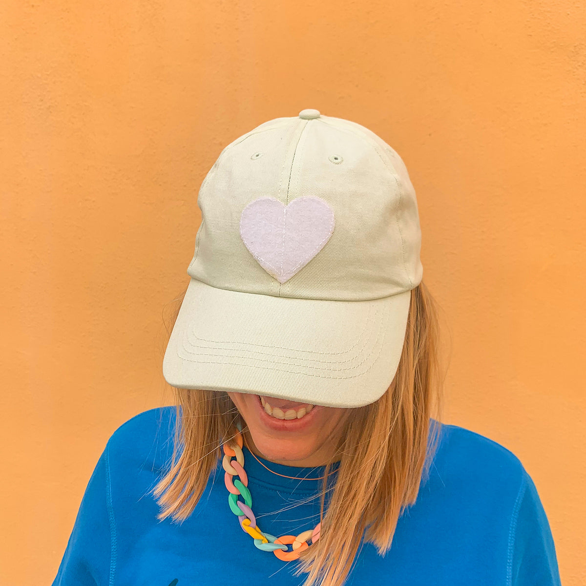 Casquette Vert Pastel + Patch Brodé
