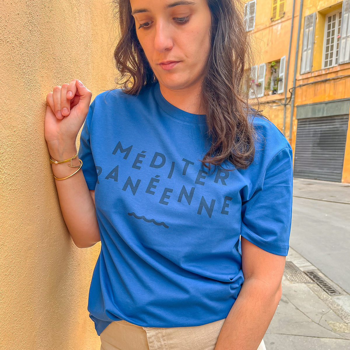 Tshirt Méditerranéenne Bleu