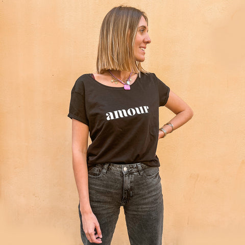 Tshirt noir Amour